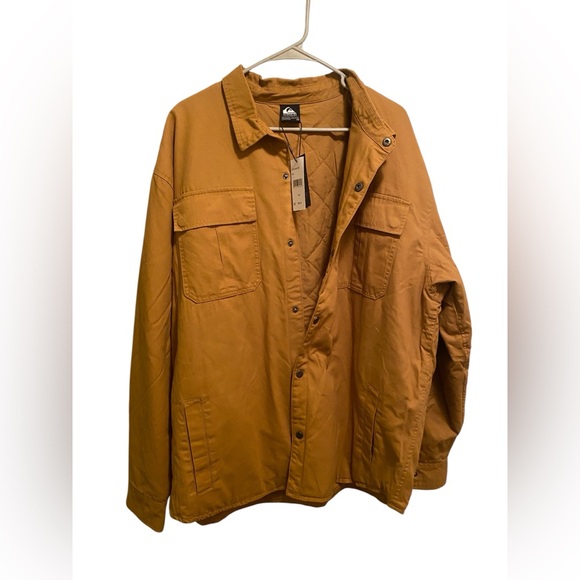 Quiksilver Men's Brown Shirt Jacket. Size XXL. New with tags - Picture 8 of 9